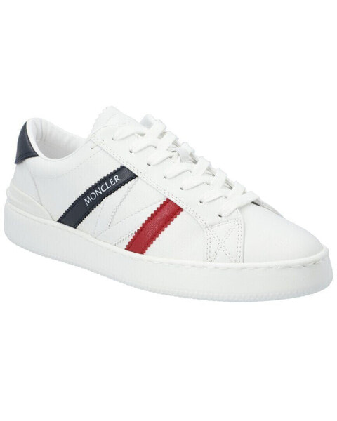 Moncler Monaco Leather Sneaker Men's White 40