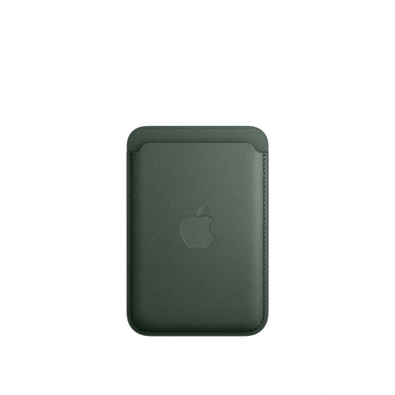 Apple iPhone Feingewebe Wallet mit Magsafe"Immergrün iPhone 15 / 14 / 13 / 12