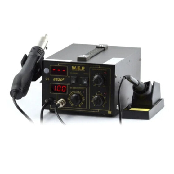 Soldering station 2in1 hotair and soldering iron WEP 852D+ with fan