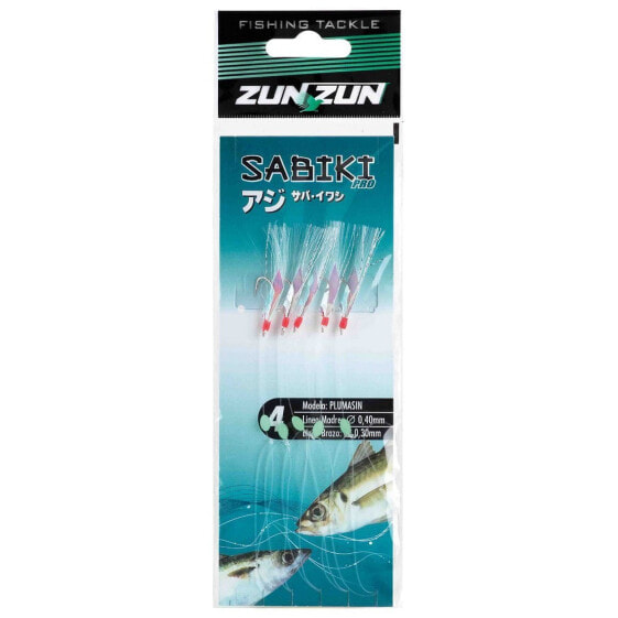 Приманка для рыбалки ZUNZUN Sabiki Plumasin 4 Feather Rig 5