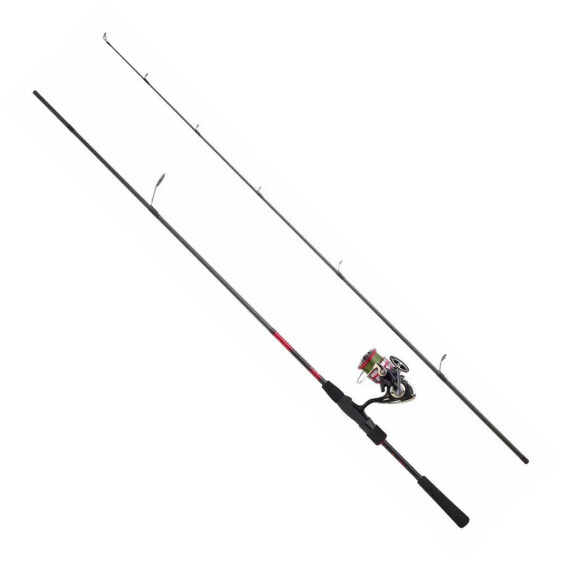 Удилище с катушкой Daiwa Ninja Tsuki JB 4 X NJSP802MHFSECF+NJ18LT3000CJBX4