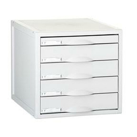 Шкаф для документов модульный Archivo 2000 ArchiSystem 5 ящиков Серый 35,6 x 31,6 x 20,3 см
