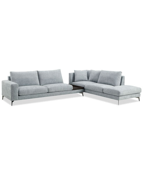 Lydney 139" 2-Pc. Fabric Sectional, Created for Macy's