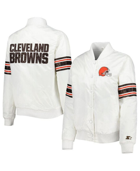 Толстовка Starter Women's Cleveland Browns FullSnap Varsity