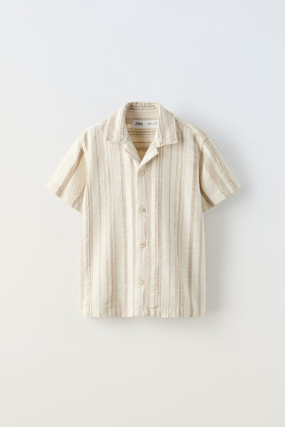 Striped rustic shirt