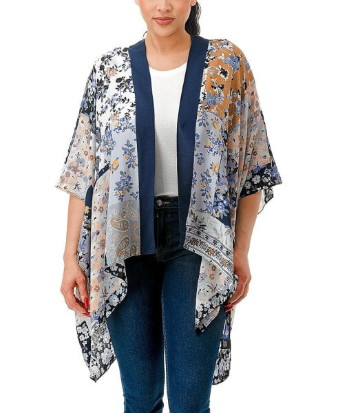 Floral Patch Work Kimono