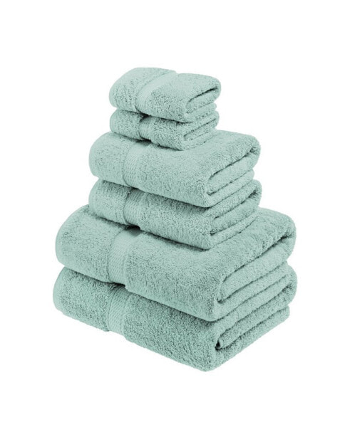 Highly Absorbent 4 Piece Egyptian Cotton Ultra Plush Solid Hand Towel Set
