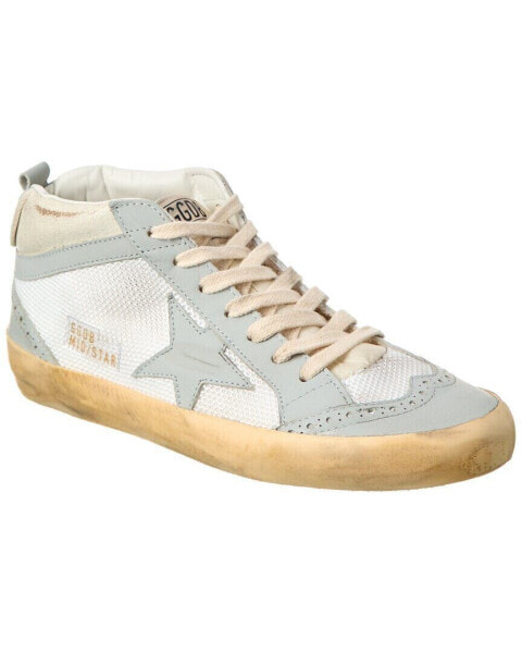 Golden Goose Mid Star Leather Sneaker Women's White 35