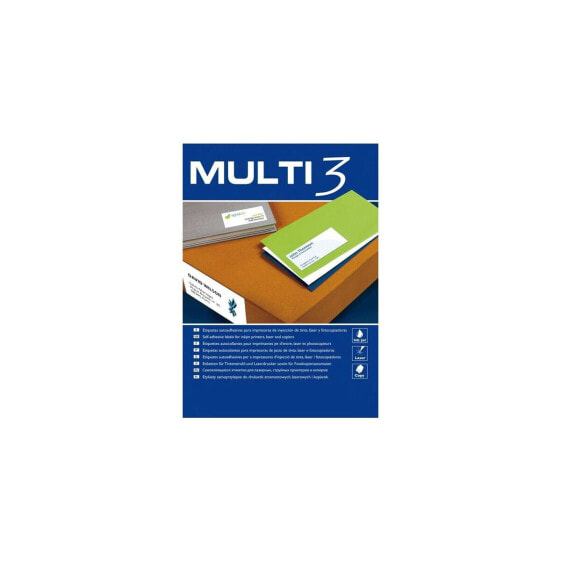 Этикетки для принтера MULTI 3 Inkjet Láser Белый ректо 100 Листья 70 x 33,8 мм (24 штуки)