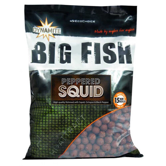 DYNAMITE BAITS Peppered Squid 1kg Boilie