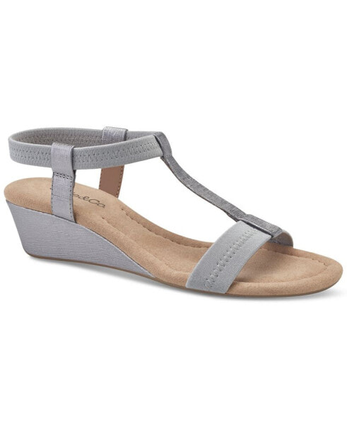 Women's Step N Flex Voyage Wedge Sandals, Created for Macy's