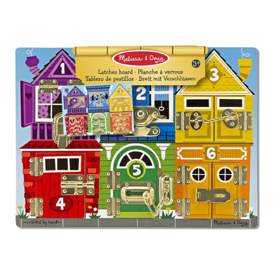 Развивающая игра BB Fun Образовательный набор Melissa & Doug Latches Board