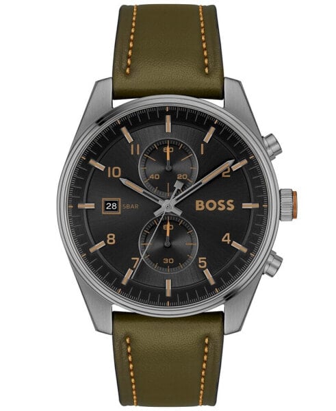 Часы Hugo Boss Skytraveller Green 44mm