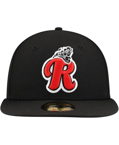Men's Black Reading Fightin Phils Authentic Collection 59FIFTY Fitted Hat