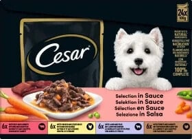 Nassfutter Hund, Feines im Frischebeutel, Multipack (24x100 g), 2,4 kg