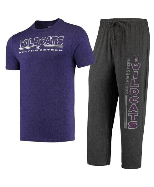 Пижама Concepts Sport Northwestern Wildcats Charcoal