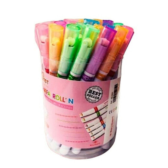 Набор маркеров Roymart Cenefa Roll'N 36 штук Разноцветный