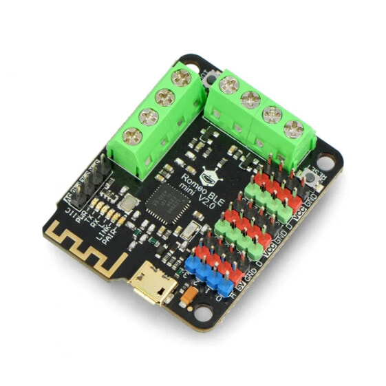 Микроконтроллер DFRobot Romeo BLE mini - Bluetooth 4.0 + драйвер моторов - совместим с Arduino