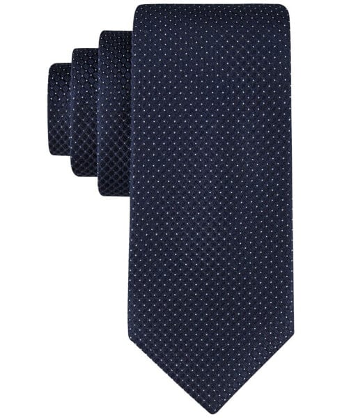 Men's Steel Micro-Dot Solid Tie