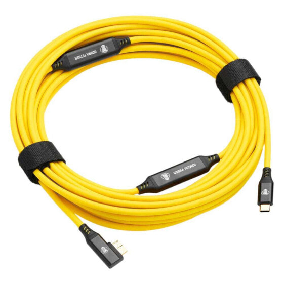 COBRA TETHER Micro B 90º 10 m USB-C Cable