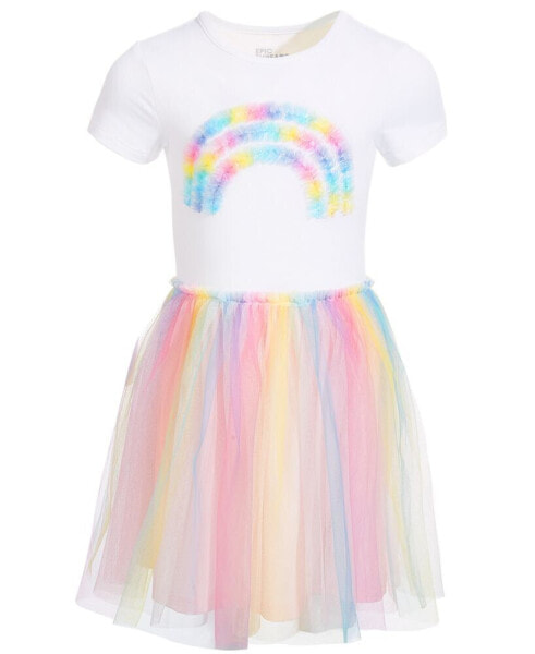 Toddler & Little Girls Rainbow Tulle Dress, Created for Macy's