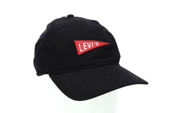 Бейсболка Levi's Casual Logo 178287 для мужчин черного цвета, регулируемого размера