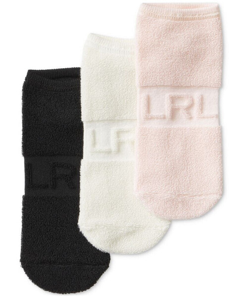 Women's 3-Pk. Reverse Terry Low-Cut Socks