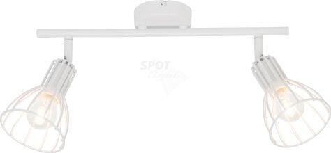 Светильник потолочный SPOT Light Lampa oprawa Megan 2x60W E14 белая (2743202)