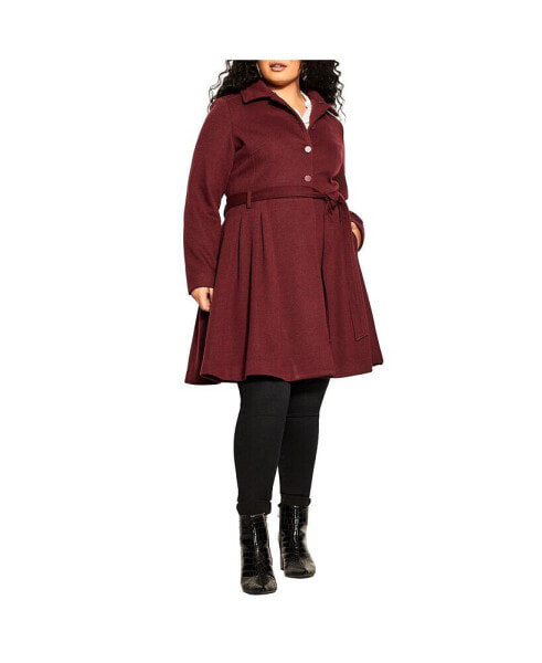 Plus Size Blushing Belle Coat