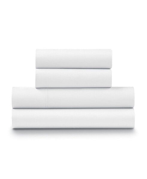 300 TC Cotton Percale Deep Pocket, 3pc Sheet Set, Twin