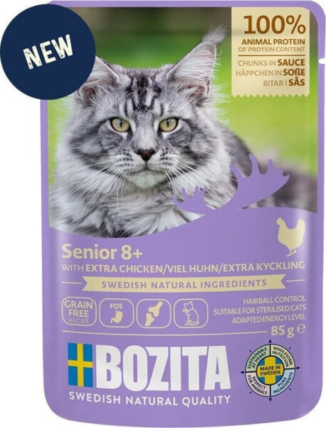 Bozita Bozita Cat Senior 8+ Kurczak w sosie saszetka 85g