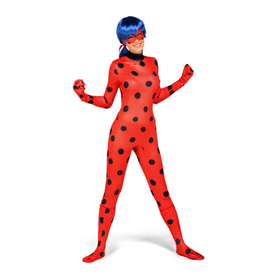 Карнавальный костюм My Other Me Женщина Разноцветный LadyBug (7 Предметов)