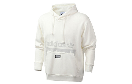 adidas originals三叶草 VOCAL D HOODY春秋套头卫衣 男款 白色 / Толстовка Adidas originals VOCAL D HOODY ED7207