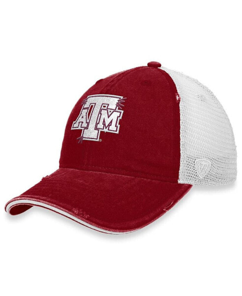 Women's Maroon, White Texas A&M Aggies Radiant Trucker Snapback Hat