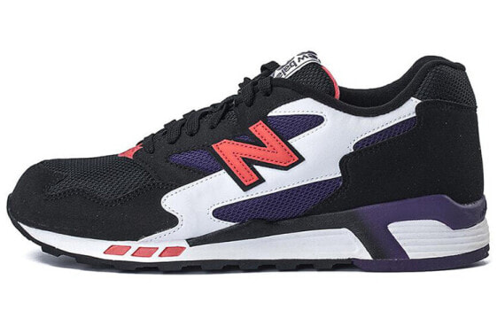 Кроссовки унисекс New Balance 660 черно-бело-фиолетовые