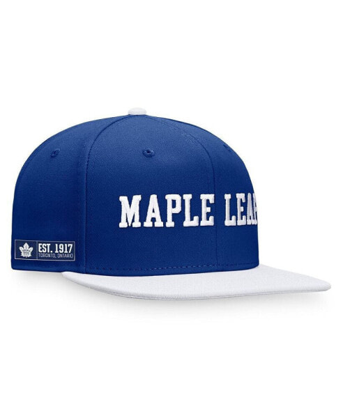 Бейсболка мужская Fanatics Toronto Maple Leafs сине-белого цвета