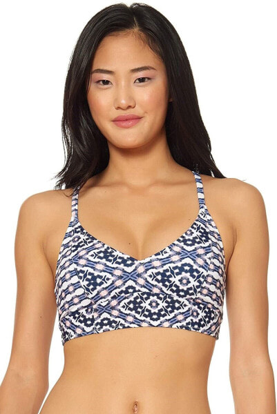 Jessica Simpson 259808 Women's Venice V Neck Bikini Top Swimwear Size S