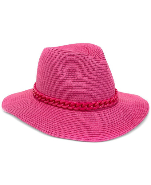 Women's Chunky Chain Panama Hat, Created for Macy's