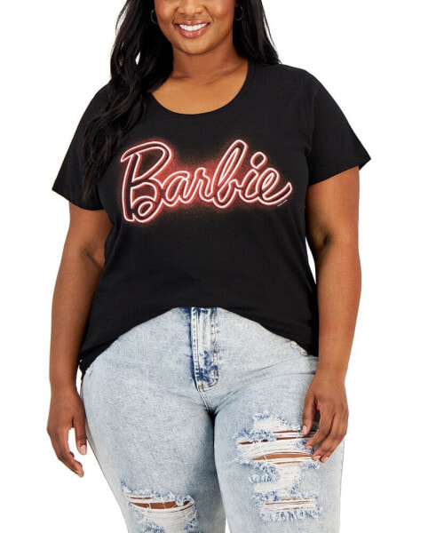 Trendy Plus Size Barbie Graphic-Print T-Shirt