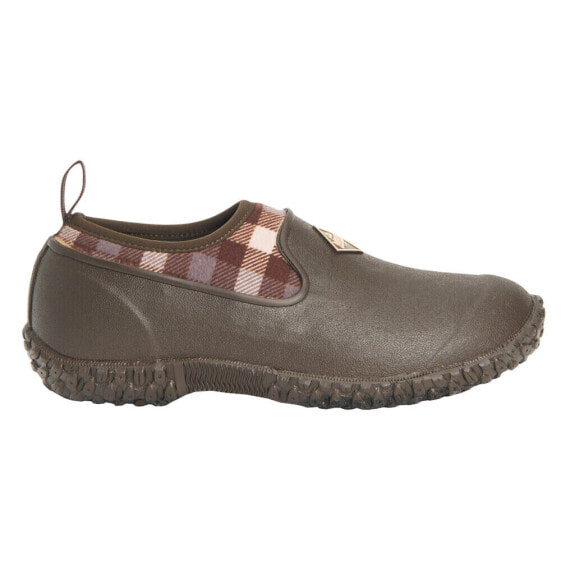 Muck Boot Muckster Ii Plaid Low Plaid Slip On Womens Brown Flats Casual M2LW-9P