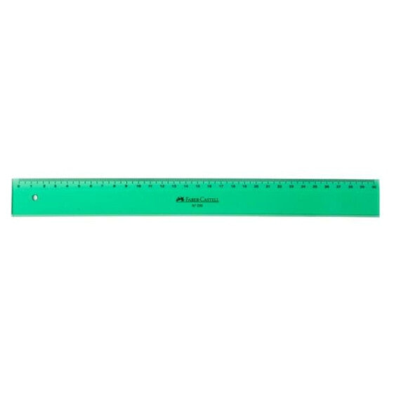 Ruler Faber-Castell 814 Green Plastic