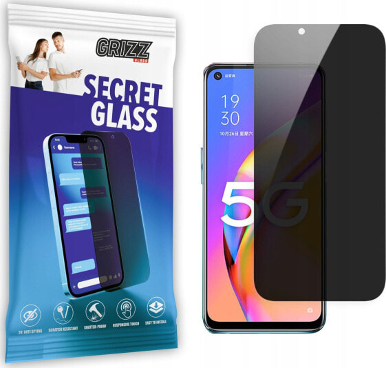 GrizzGlass Szkło prywatyzujące GrizzGlass SecretGlass Oppo A93 5G