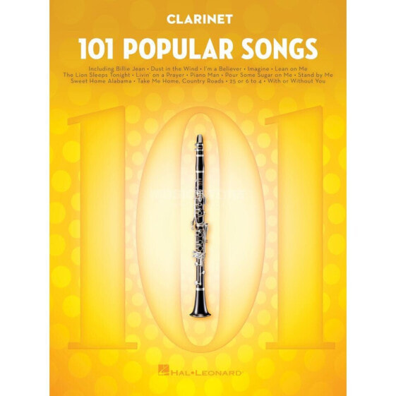 Hal Leonard 101 Popular Songs For Clarinet