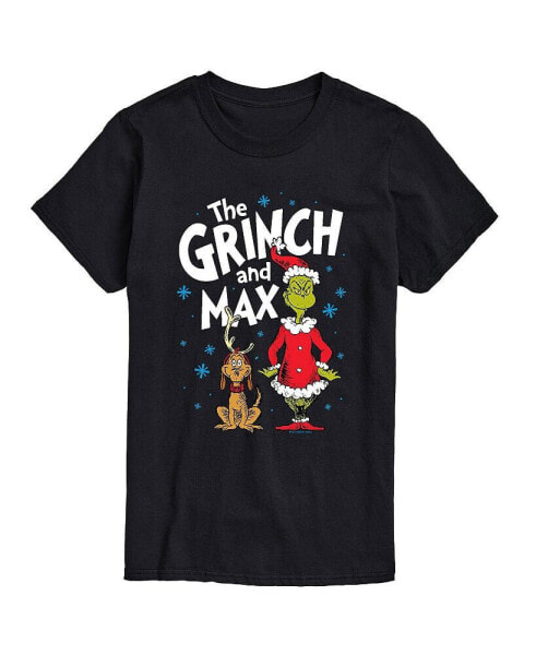 Men's Dr. Seuss The Grinch and Max Graphic T-shirt