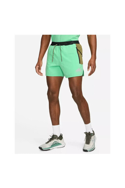 Шорты для бега TRAIL SUNRISE 2в1 5" Зеленого Оливкового цвета от Nike