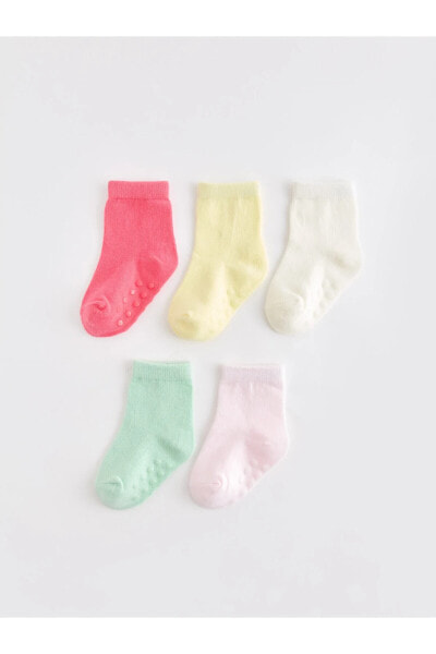 Basic Kız Bebek Soket Çorap 5'li