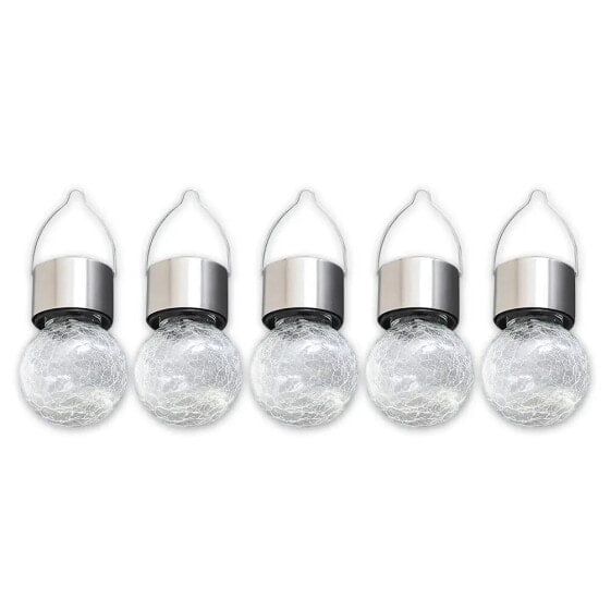 LED-Solar Pendelleuchte Carpi (5er Set)