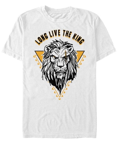 Disney Men's The Lion King Live Action Scar Long Live the King, Short Sleeve T-Shirt