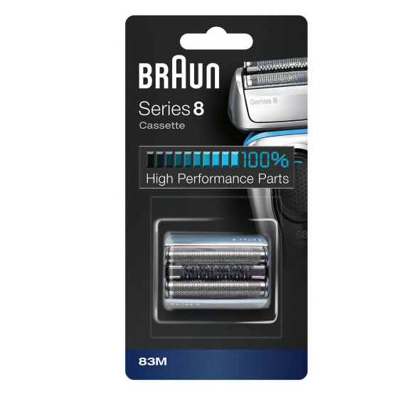 Braun Series 8 Cassette 83M - Shaving head - 1 head(s) - Silver - 18 month(s) - Braun - Series 8