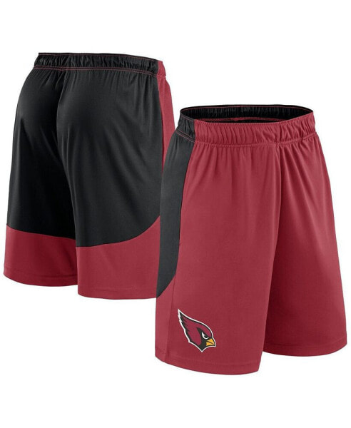 Men's Cardinal/Black Arizona Cardinals Go Hard Shorts